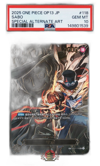 One -Piece Card Game Sp Psa10 Op13-118