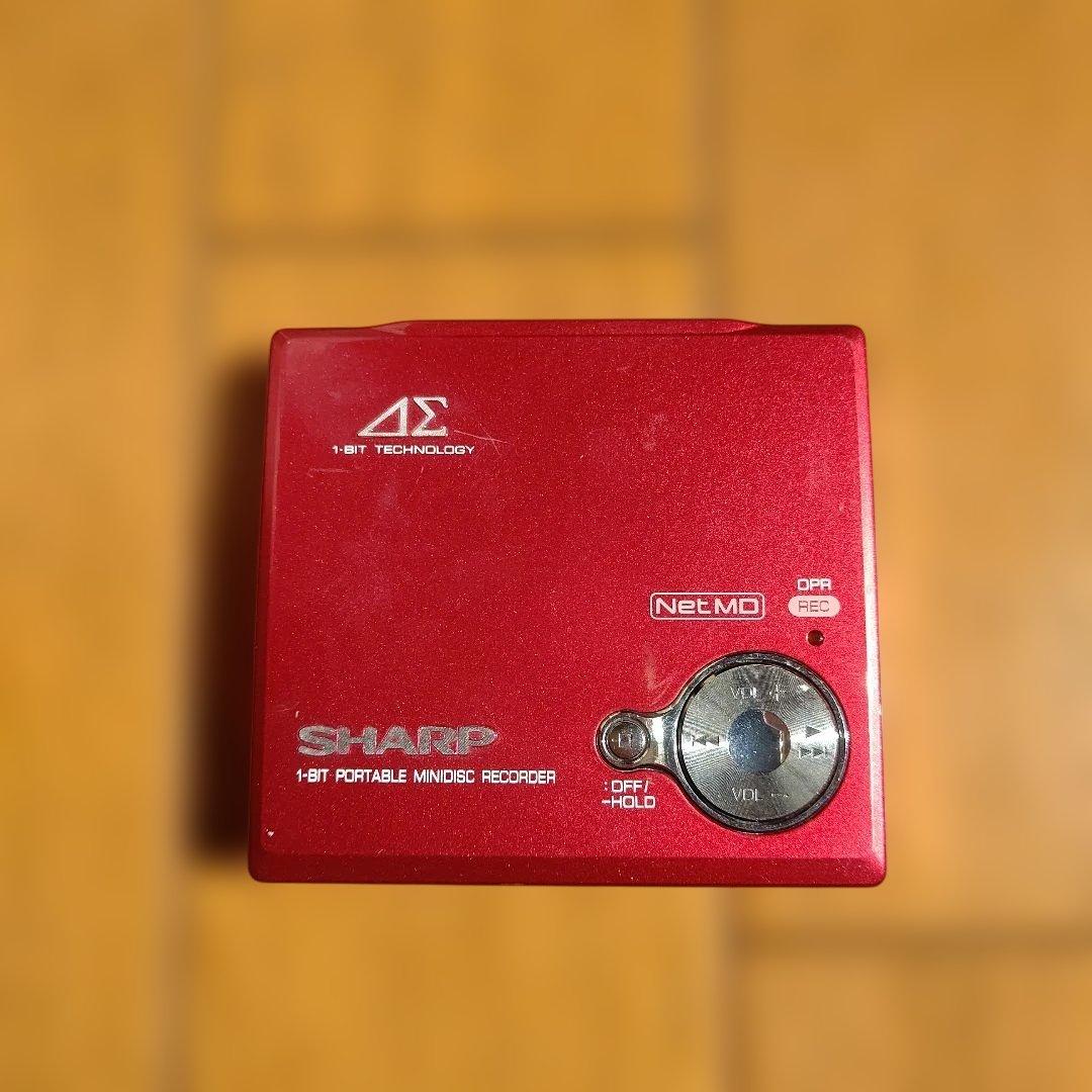 Sharp Portable Md Player 1Bit Im-Dr80-R