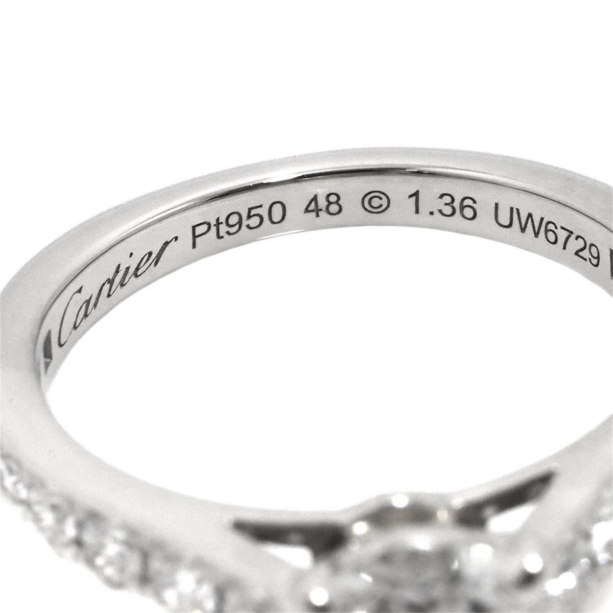 Cartier Ring 1895 #48 1.36Ct D/Vvs2/3Ex Pt Solitaire 90323667