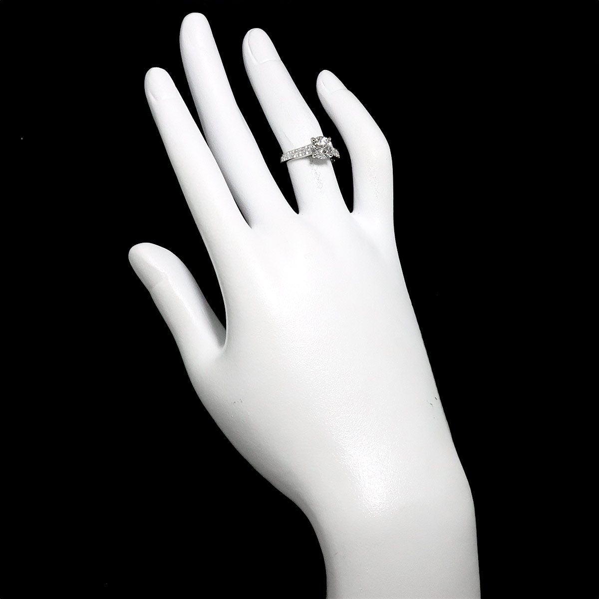 Cartier Ring 1895 #48 1.36Ct D/Vvs2/3Ex Pt Solitaire 90323667