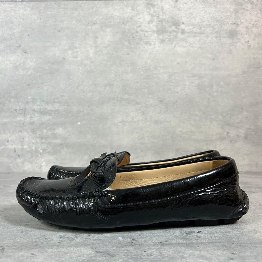 Prada Loafers Leather Shoes 22.5