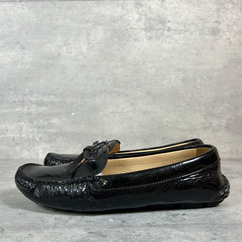 Prada Loafers Leather Shoes 22.5