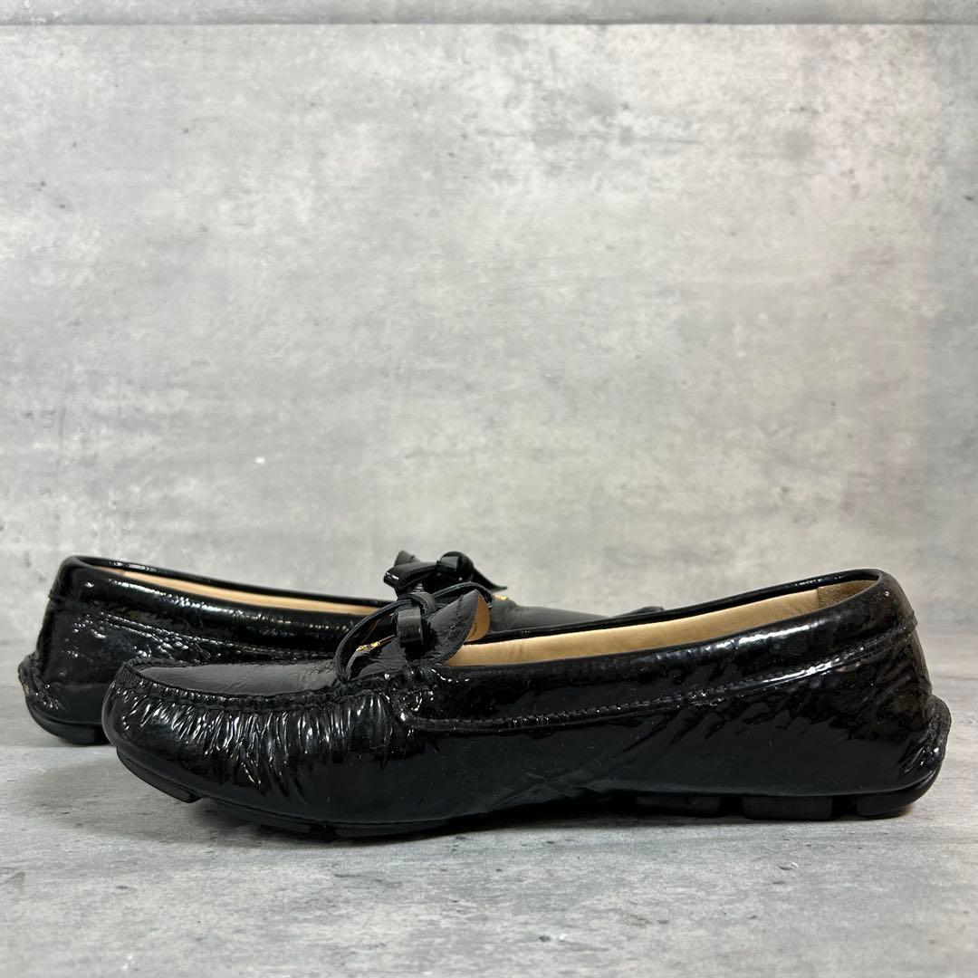 Prada Loafers Leather Shoes 22.5