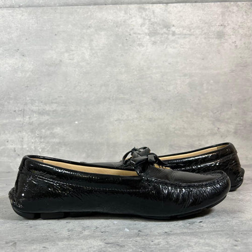 Prada Loafers Leather Shoes 22.5