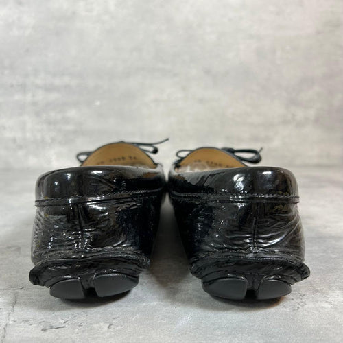 Prada Loafers Leather Shoes 22.5