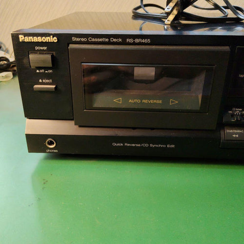 Panasonic Cd, Md Cassette Decks Stereo Deck Rs-Br465