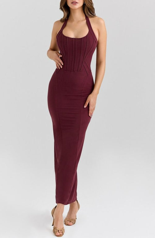 Long Sleeves, Three Quarter Sleeve House Of Cb Lusilla Halter Powermesh Bodycon