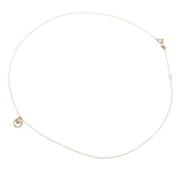 star jewelry necklace side view