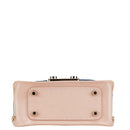 furla pink shoulder bag rear view