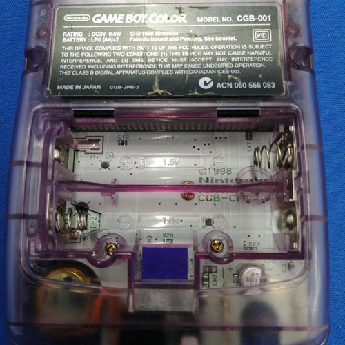 nintendo cgb-001 handheld console condition details