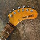 fernandes zo-3 electric guitar side view