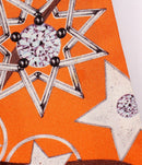christian dior orange scarf functional details