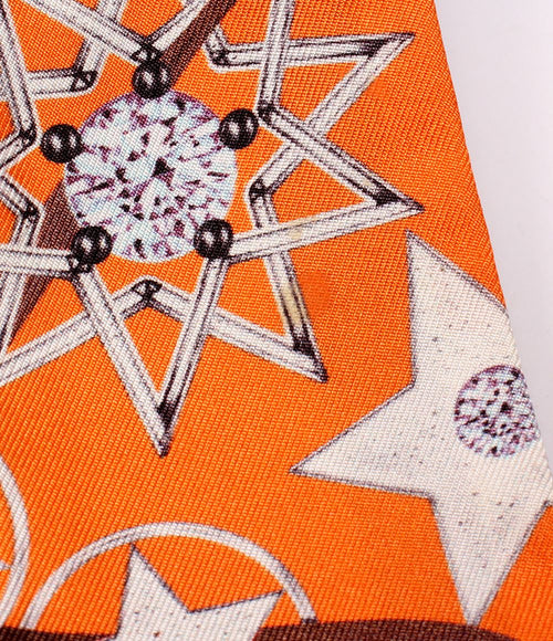 christian dior orange scarf functional details
