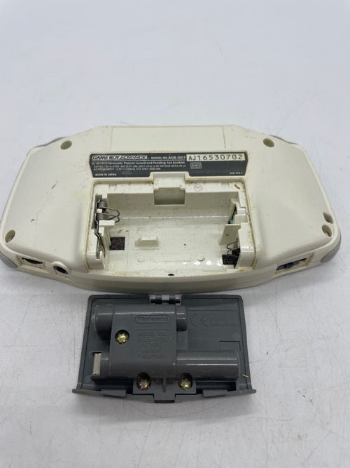 nintendo agb-001 handheld console rear view