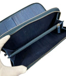 salvatore ferragamo navy wallet accessories included