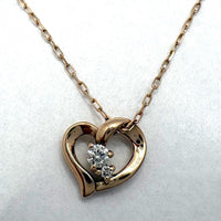 4°c K18PG/D/1.2g Necklace – Pink