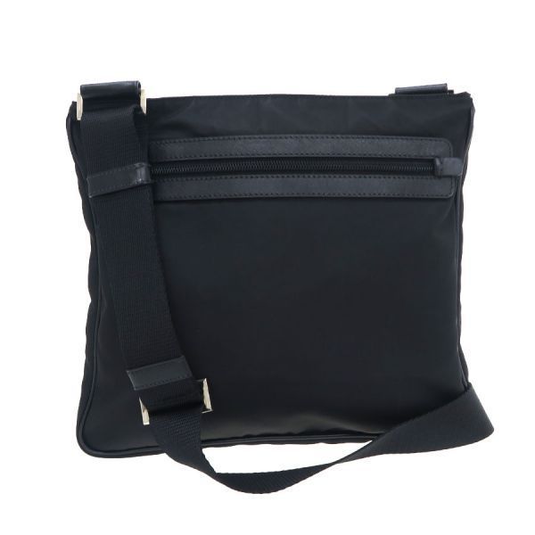 prada va0338 black shoulder bag rear view