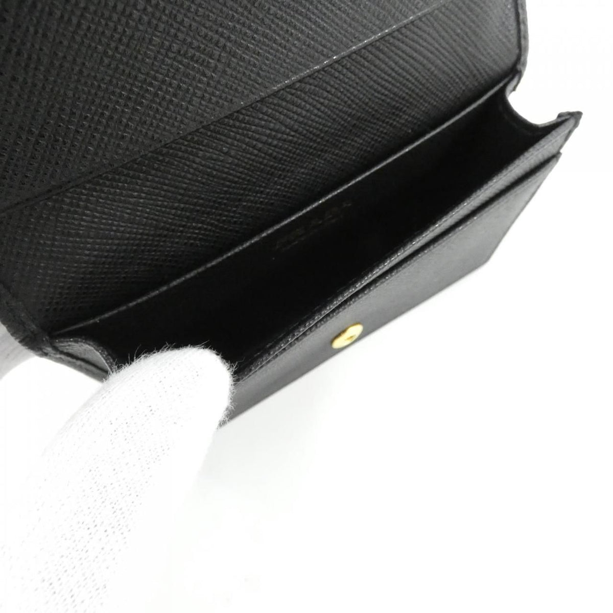 prada 1mc122 card holder condition details