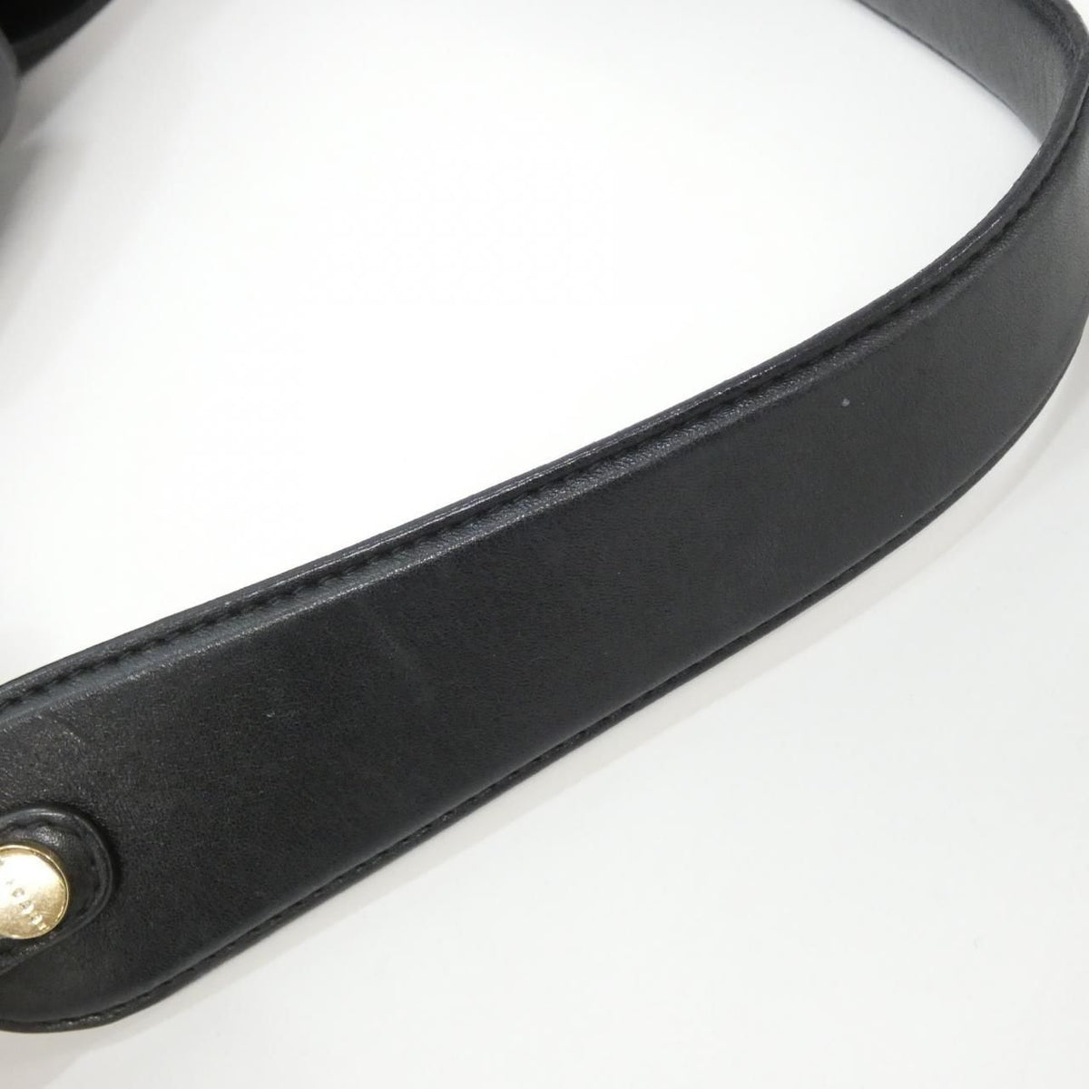 bvlgari black shoulder bag markings and labels
