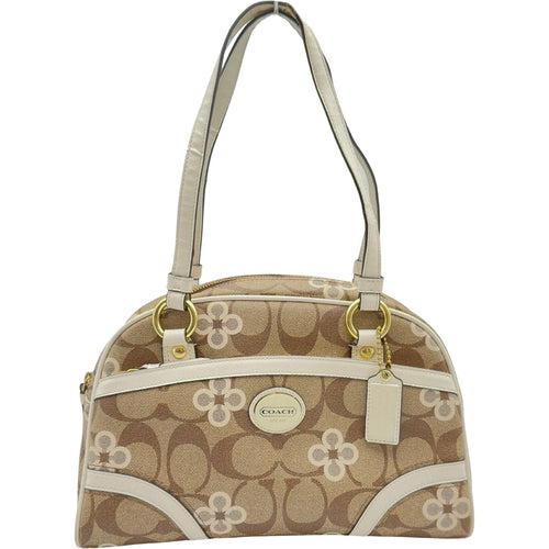 coach f20803 beige handbag