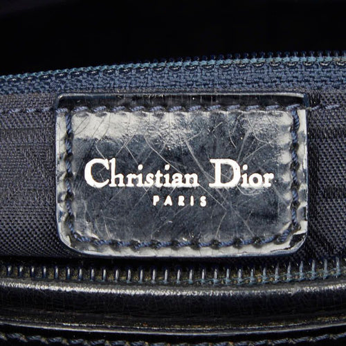 dior navy handbag markings and labels