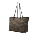 fendi 8bh127 beige tote bag front view