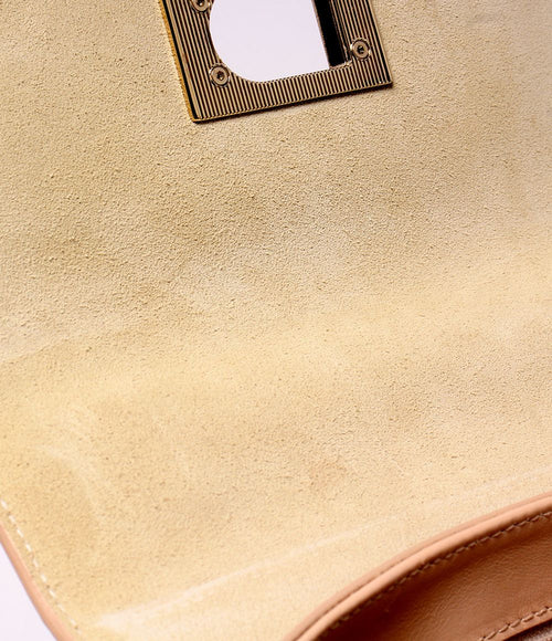 furla beige shoulder bag functional details