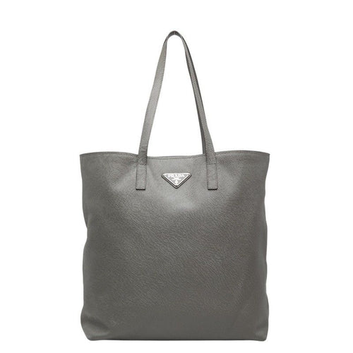 prada grey tote bag