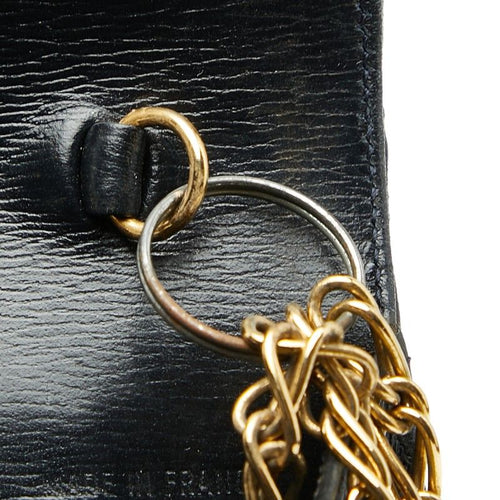 cartier navy shoulder bag condition details