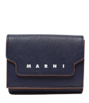 marni navy wallet