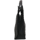 hermes grey tote bag side view