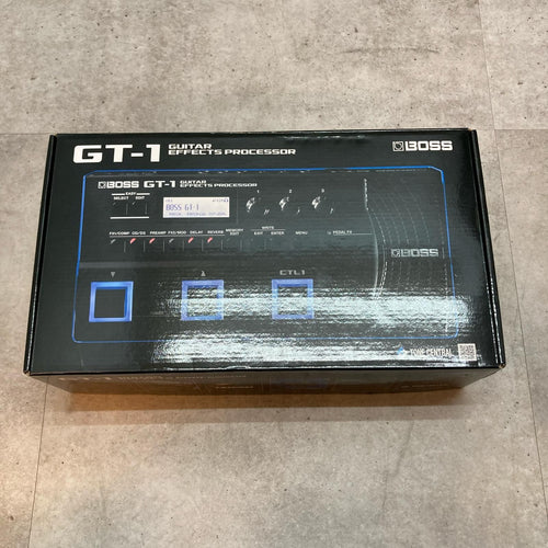 boss gt-1 guitar effector rear view