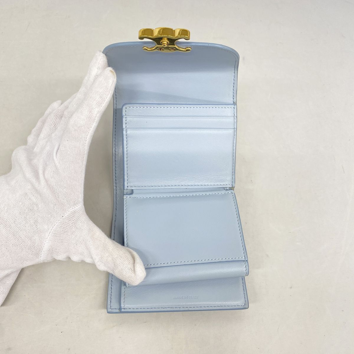 celine wallet rear view