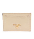 prada beige card holder
