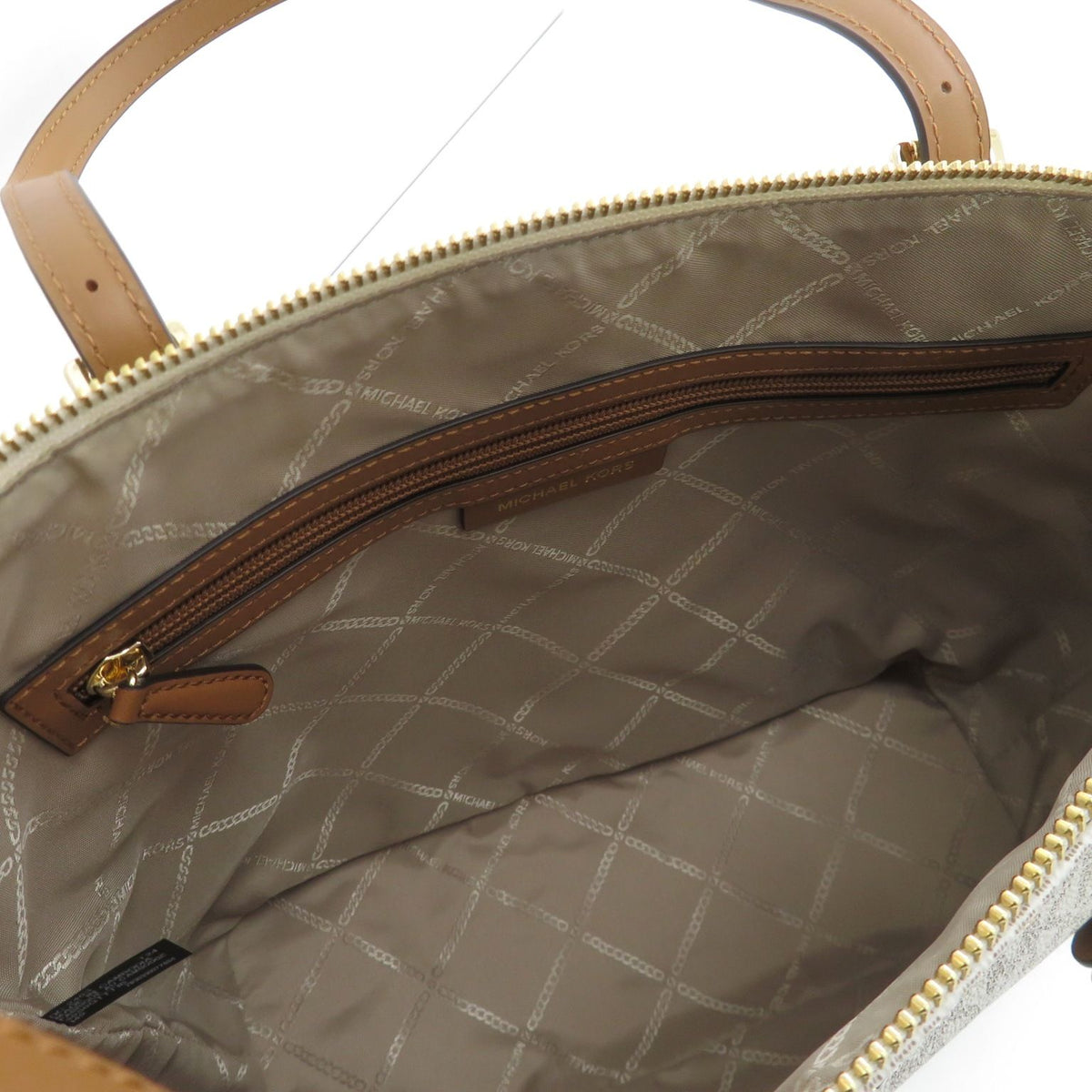 michael kors 30s0gttt1b tote bag interior details