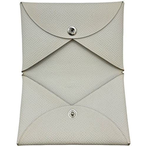 hermes card holder interior details