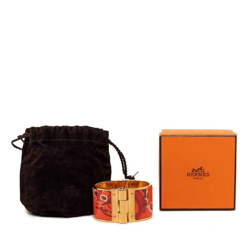 hermes orange bracelet functional details
