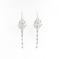 10K White Gold Earrings