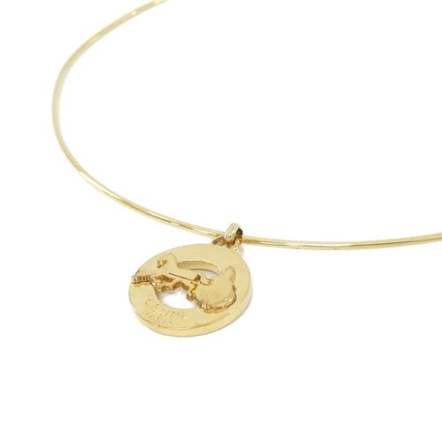 celine gold necklace