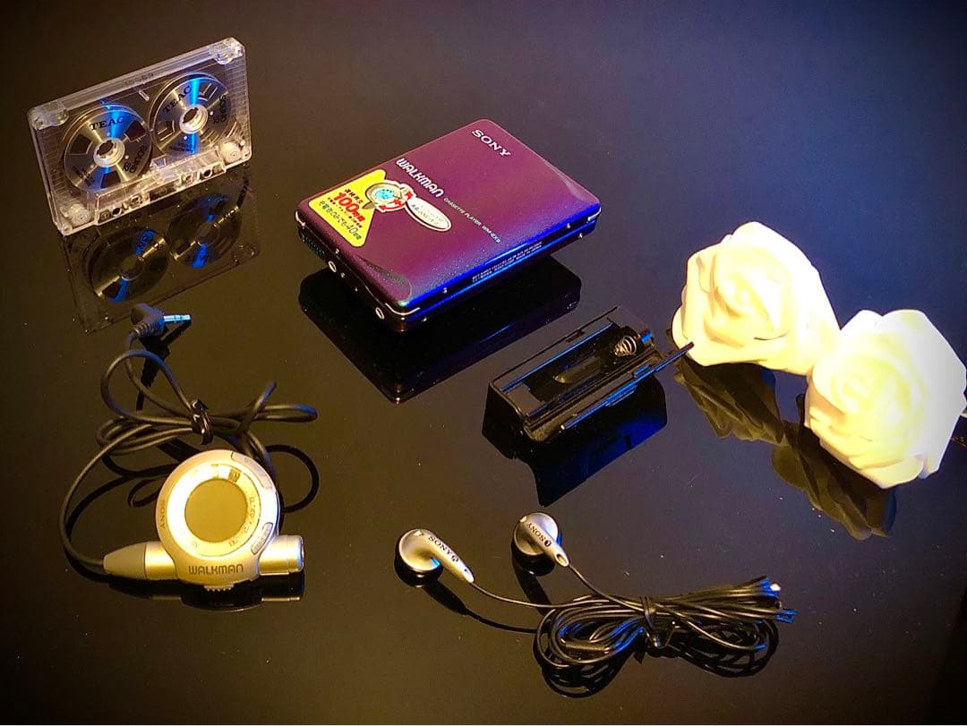 sony wm-ex9 cassette player markings and labels