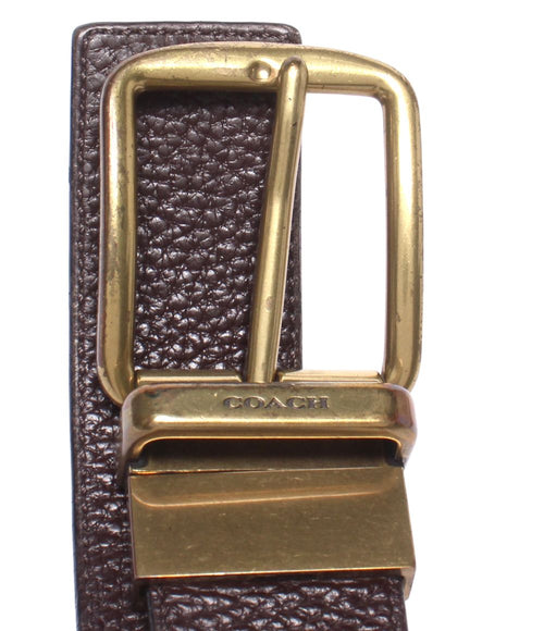 coach belt interior details