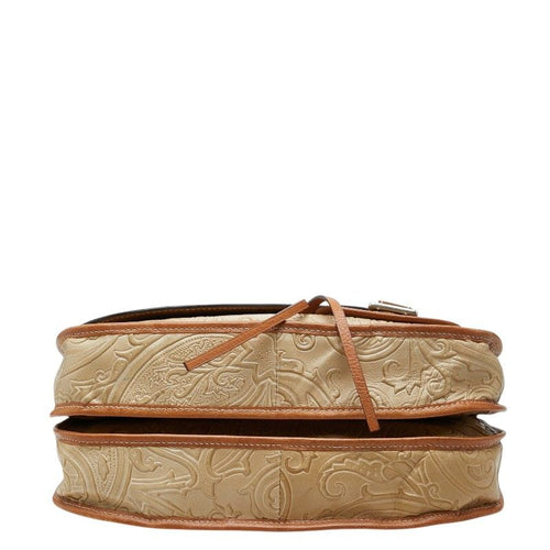 etro beige shoulder bag rear view