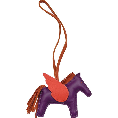 hermes keychain front view