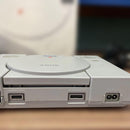 sony scph-5500 video game console side view