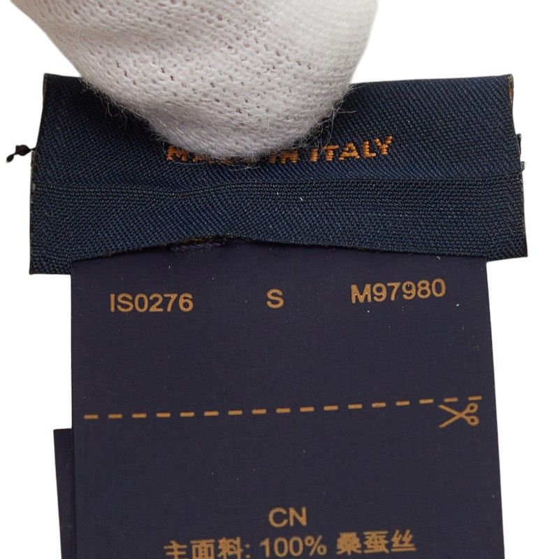 louis vuitton m97980 beige / pink scarf markings and labels