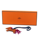 hermes navy keychain accessories included