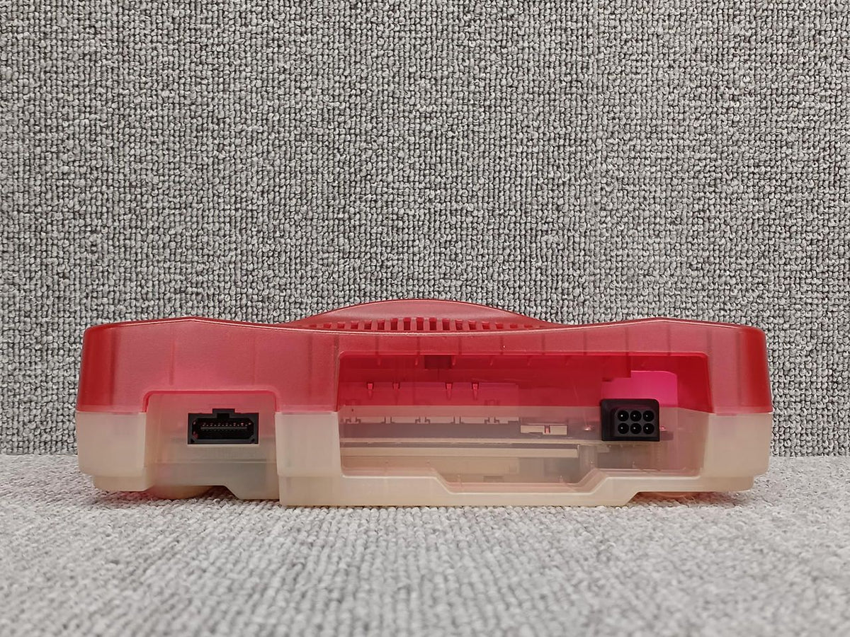 nintendo nus-001 video game console side view