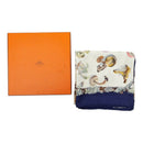hermes navy scarf condition details