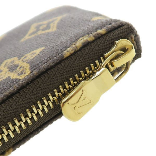 louis vuitton m27671 brown wallet side view