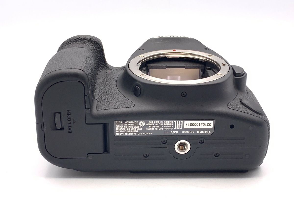 canon eos-6d mark ii digital slr camera rear view